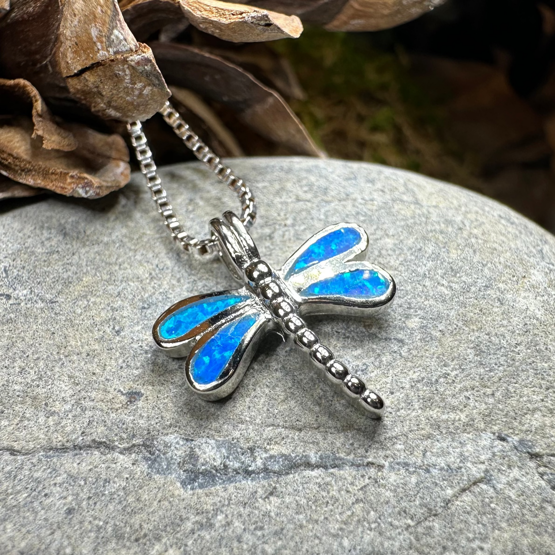 Fairy Meadow Dragonfly Necklace — view 10