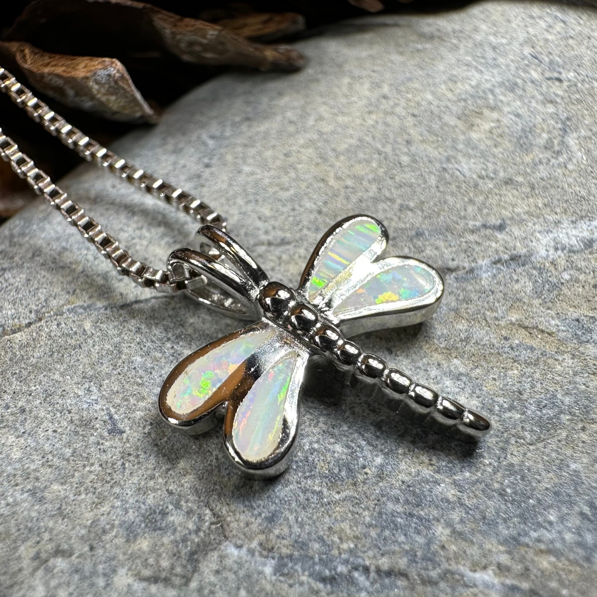 Fairy Meadow Dragonfly Necklace — view 3
