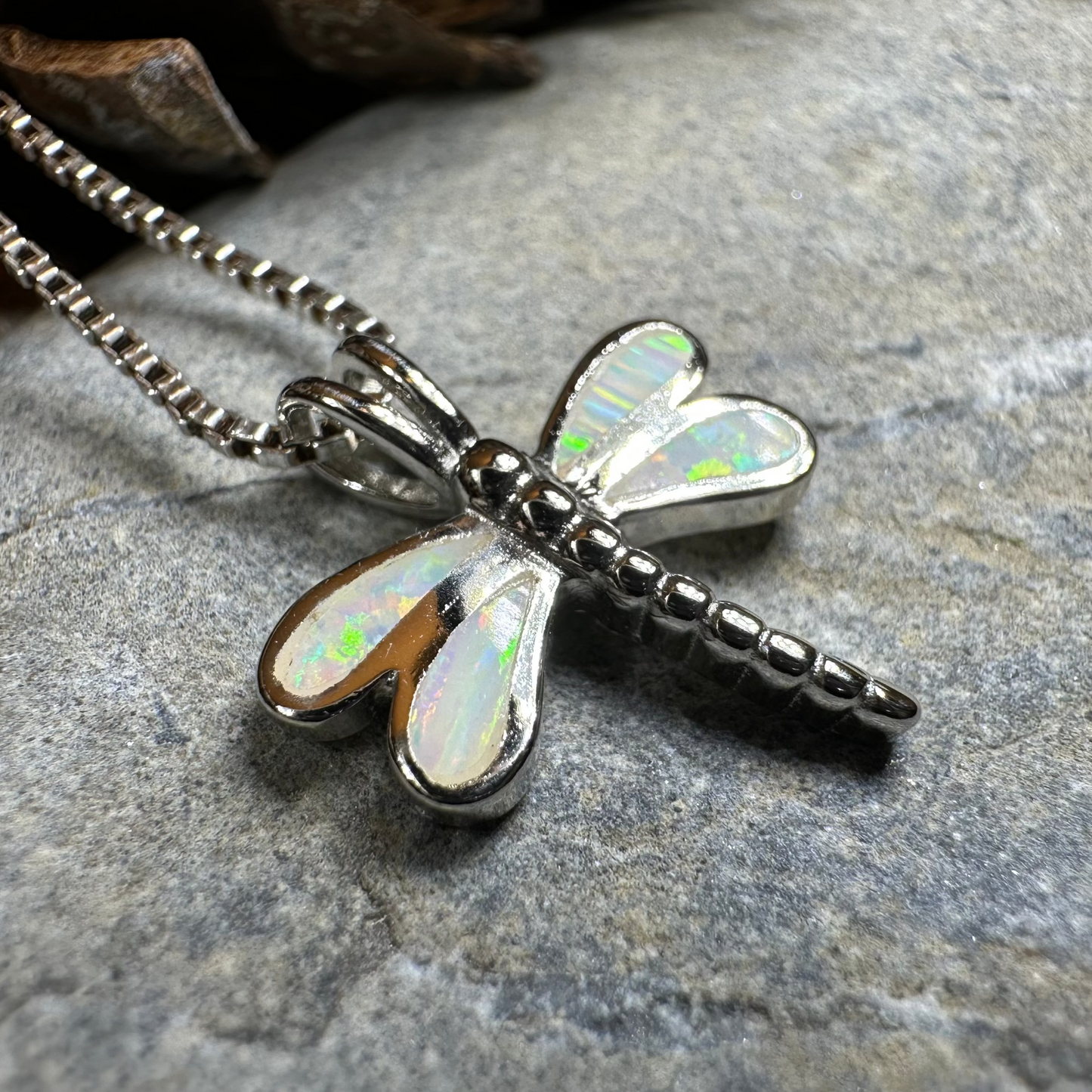 Fairy Meadow Dragonfly Necklace — view 6