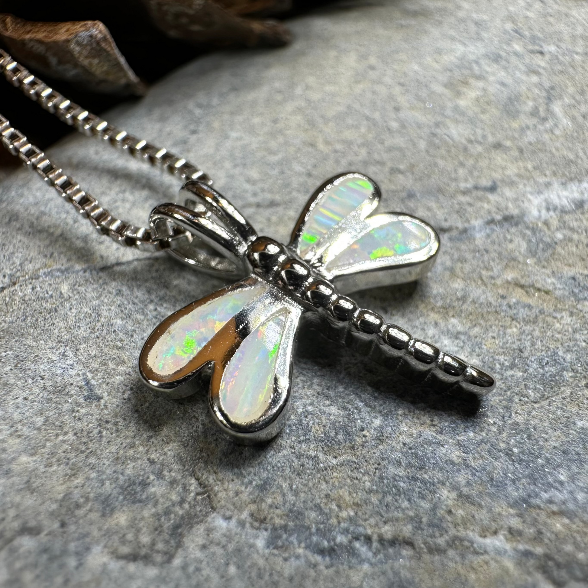 Fairy Meadow Dragonfly Necklace — view 6