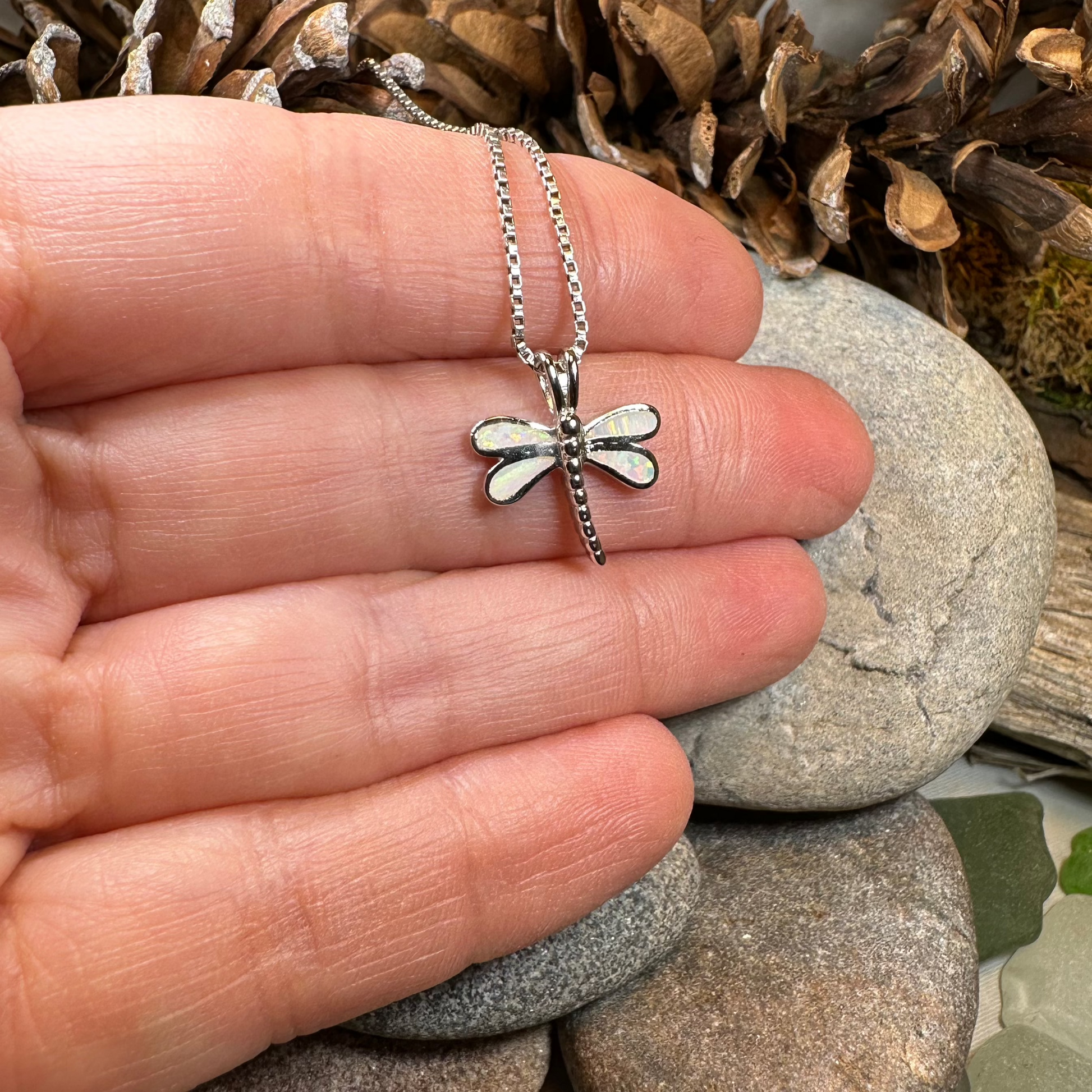 Fairy Meadow Dragonfly Necklace — view 5