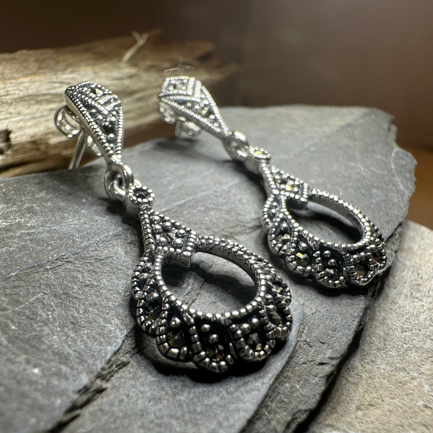 Rhoslyn Celtic Earrings — view 2