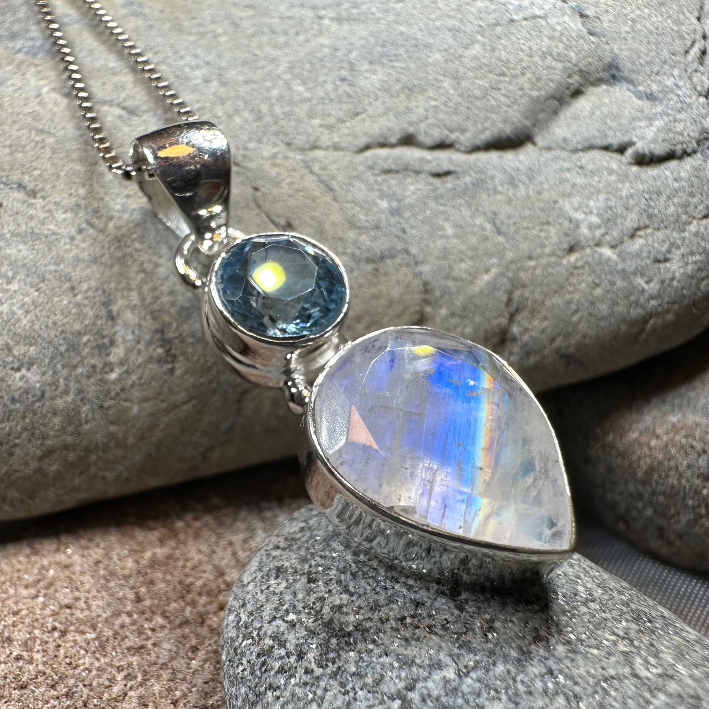 Celtic Morning Moonstone Necklace — view 11