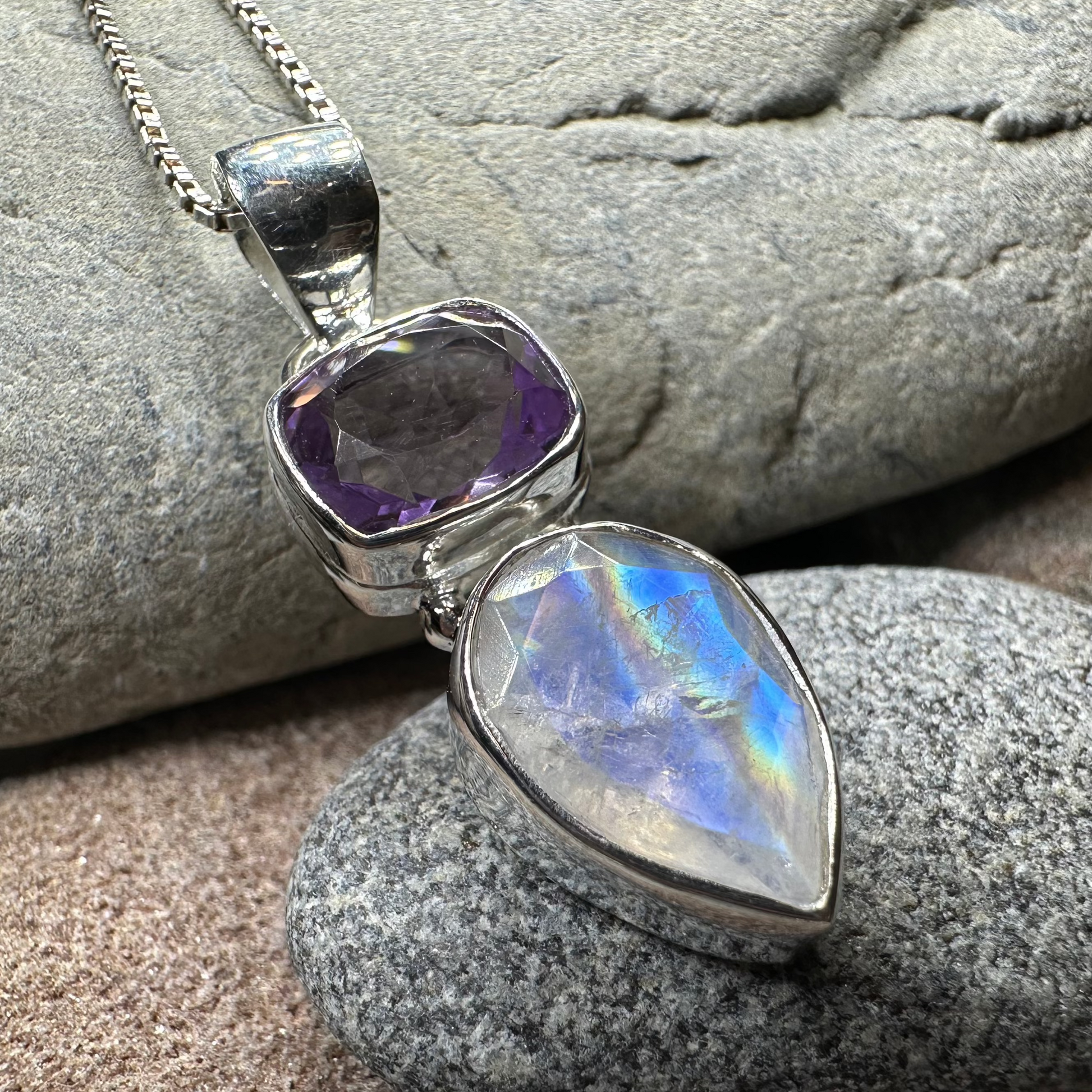 Celtic Morning Moonstone Necklace — view 2