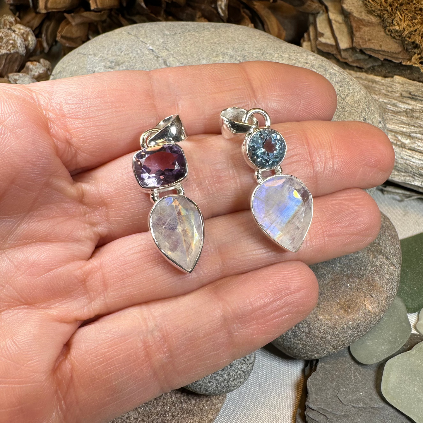 Celtic Morning Moonstone Necklace — view 8