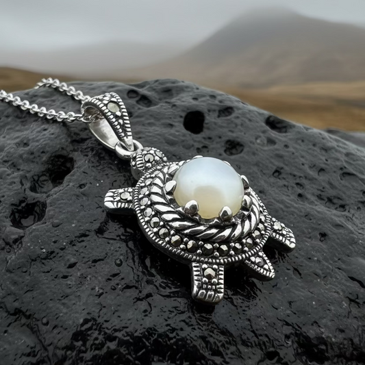 Donnie Turtle Necklace in Sterling Silver