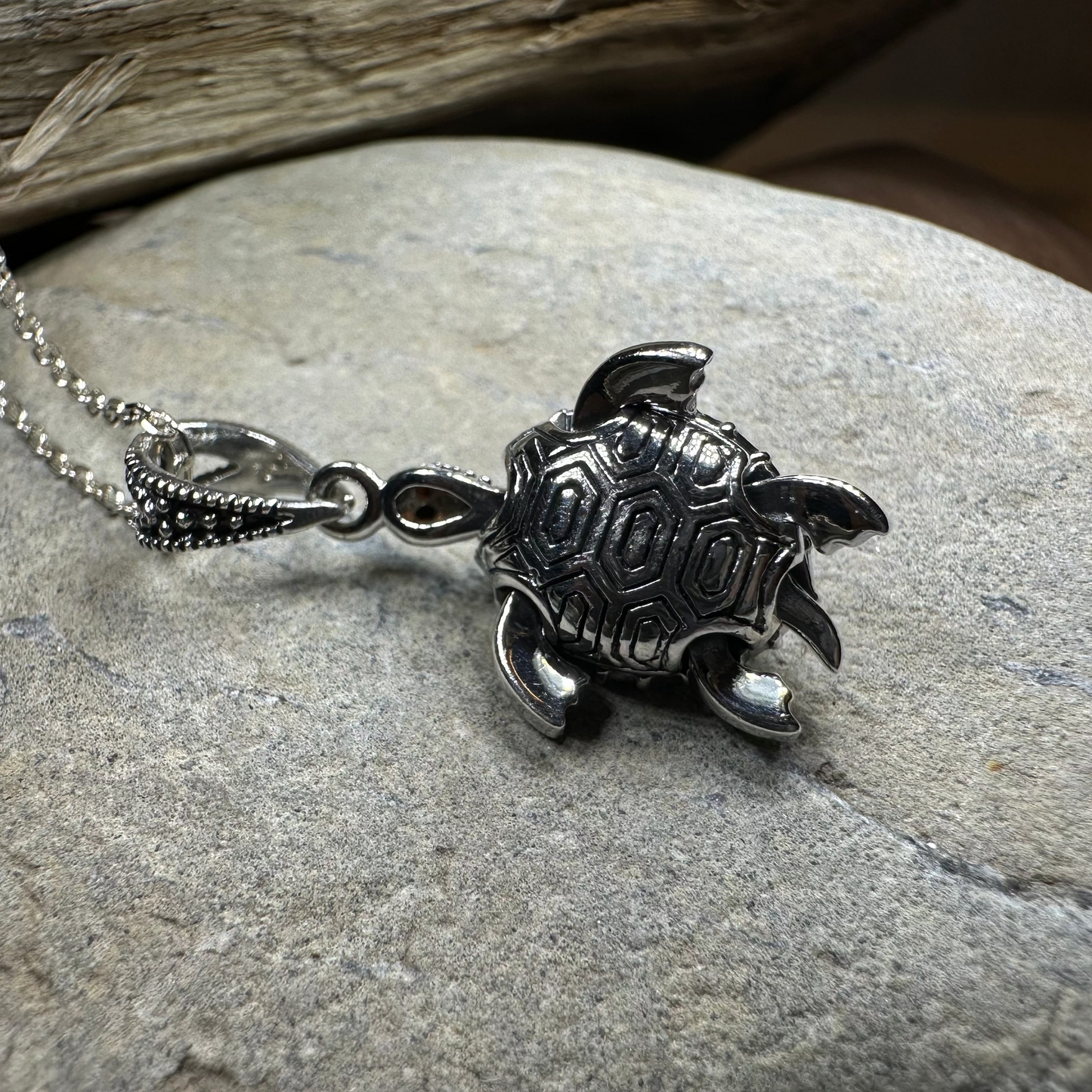 Aurora Turtle Necklace