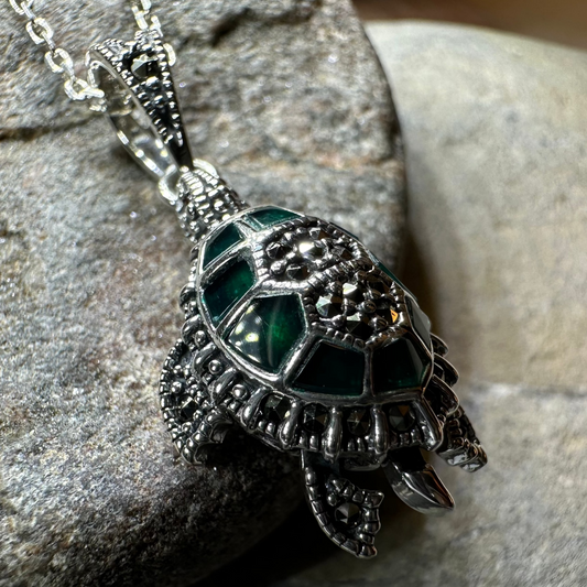 Aurora Turtle Necklace