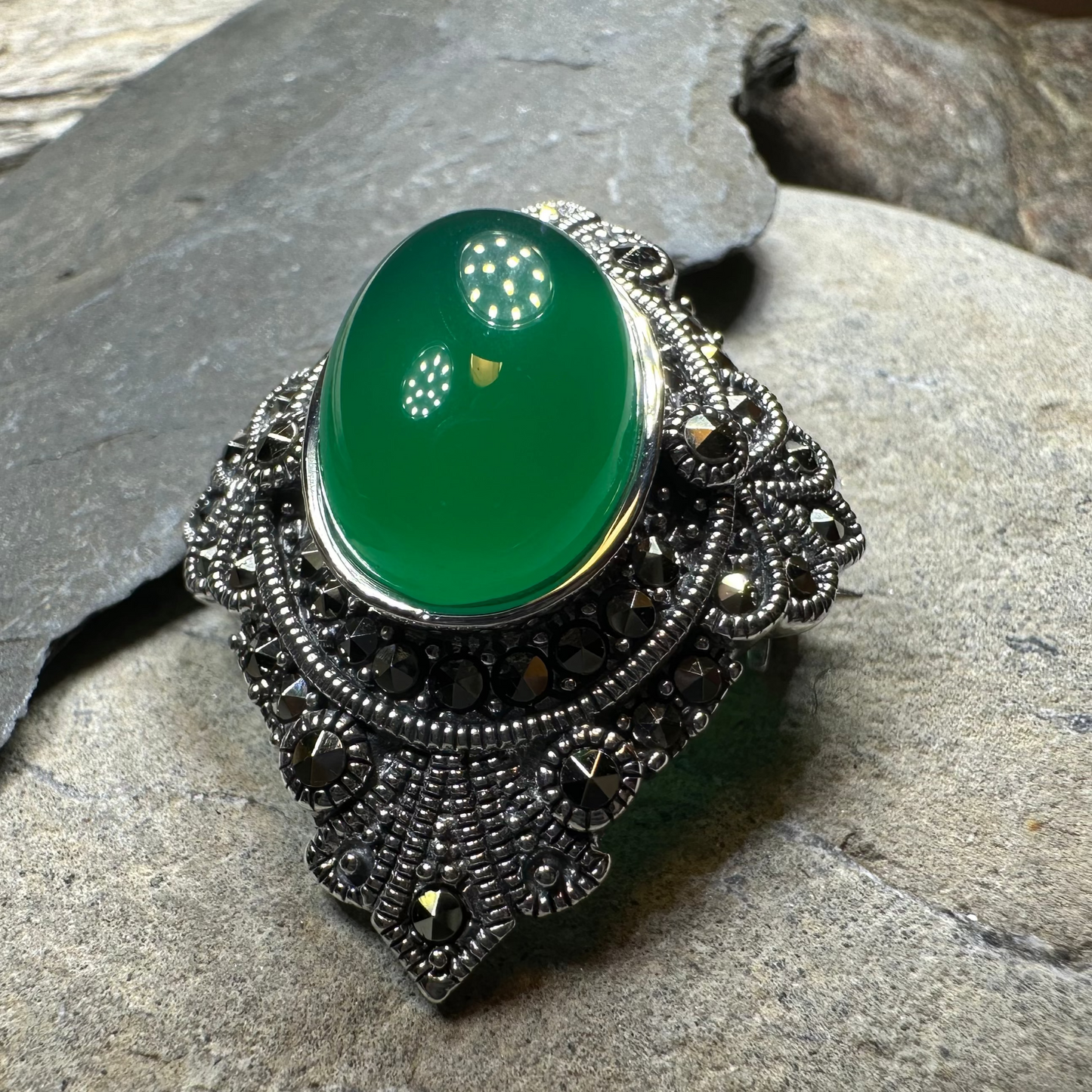 Vintage Style Celtic Brooch in Sterling Silver