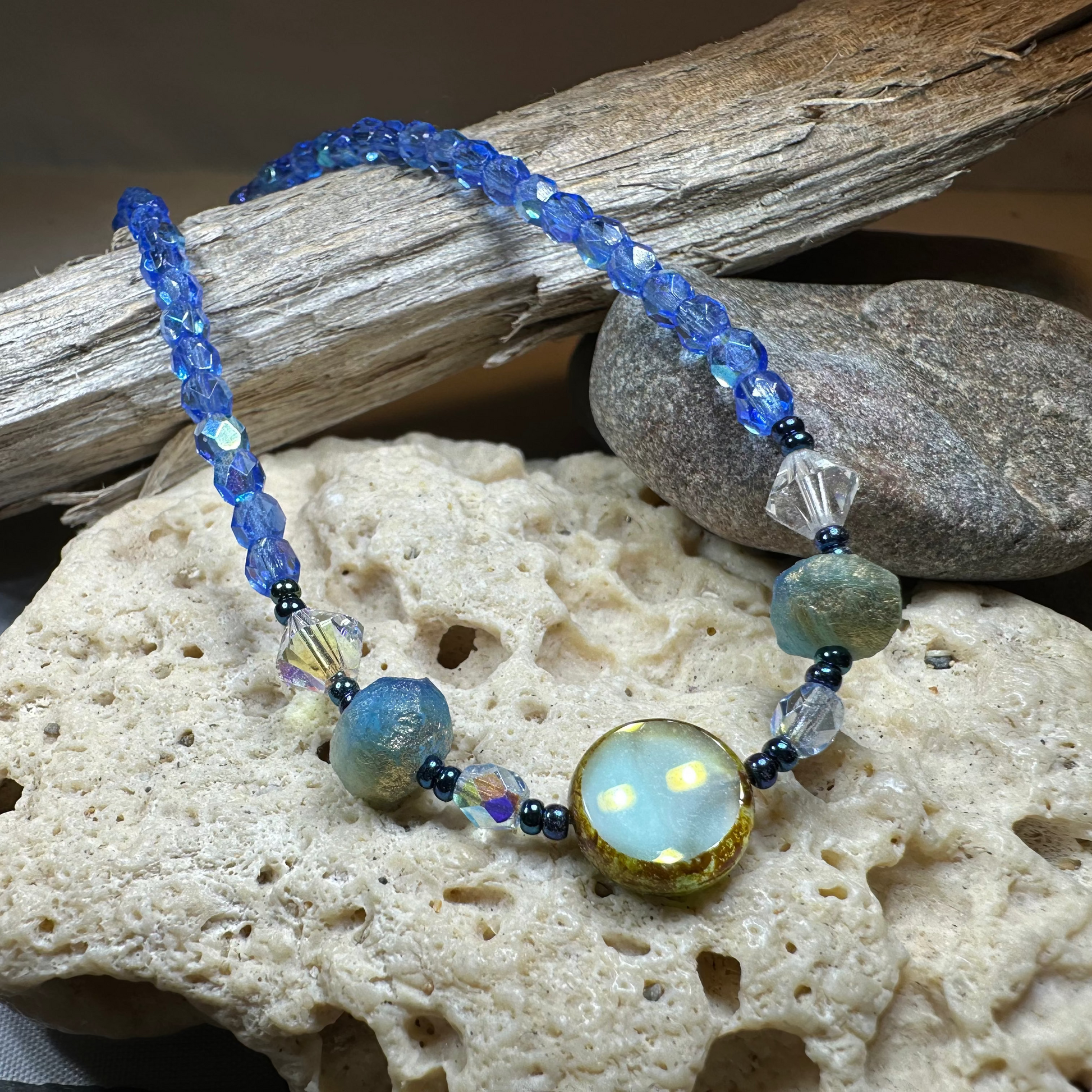 Pastel Crystal Ankle Bracelet — view 3