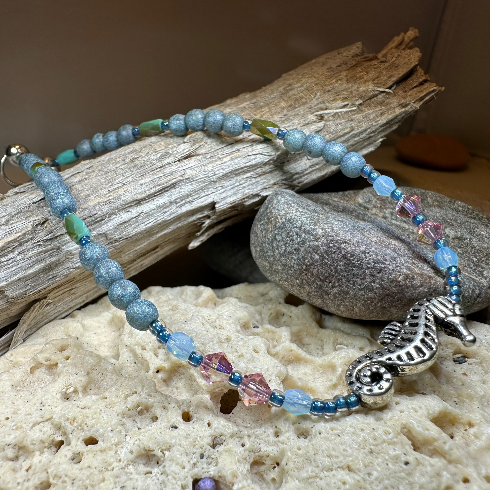 Beachy Seahorse Ankle Bracelet — view 6