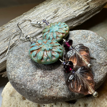 Load image into Gallery viewer, Elven Irish Forest Earrings
