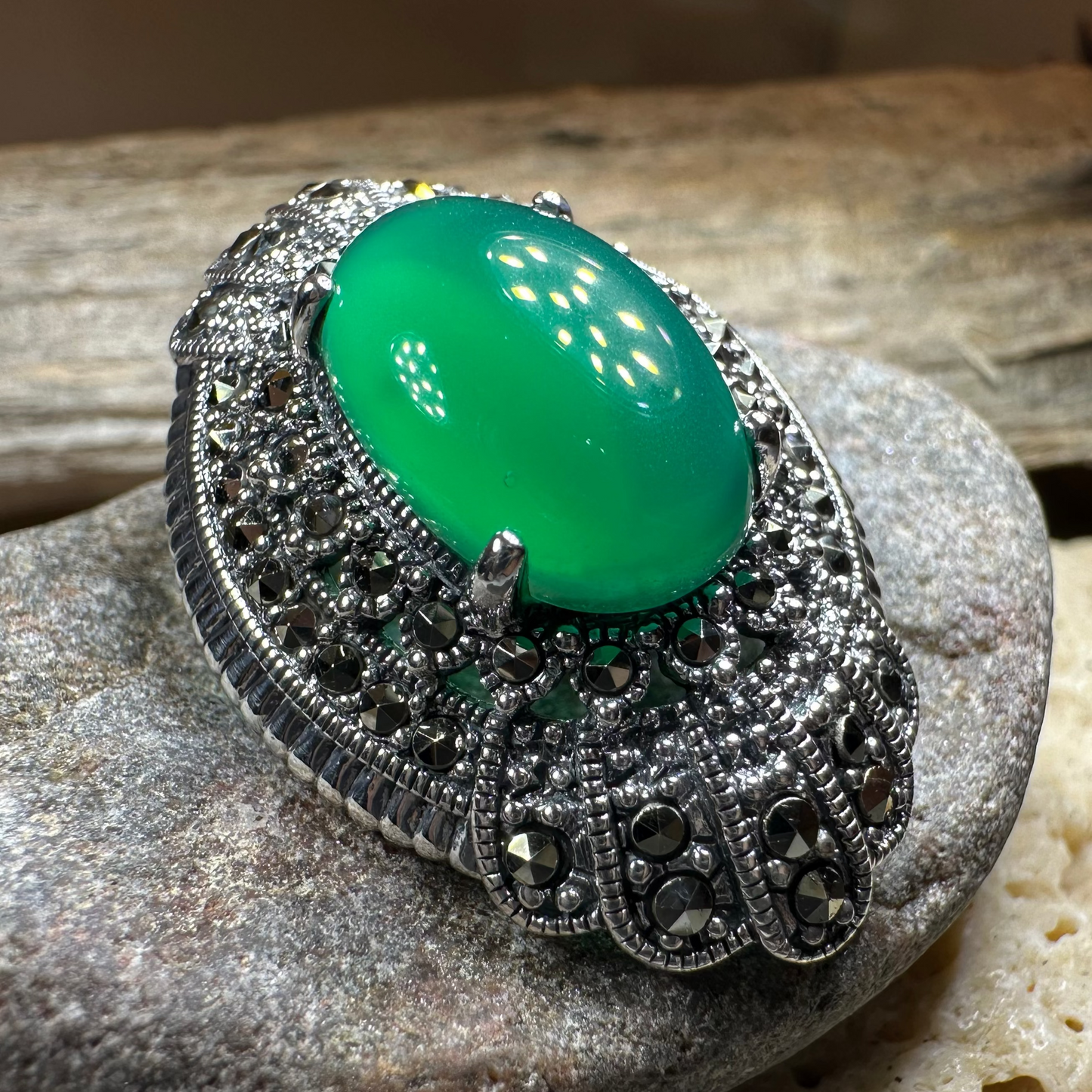 Antheia Celtic Marcasite Brooch