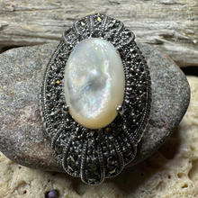 Load image into Gallery viewer, Antheia Celtic Marcasite Brooch
