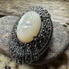 Load image into Gallery viewer, Antheia Celtic Marcasite Brooch
