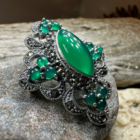 Load image into Gallery viewer, Cybele Celtic Marcasite Brooch
