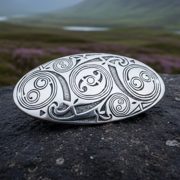 Braemar Celtic Hair Clip for Women