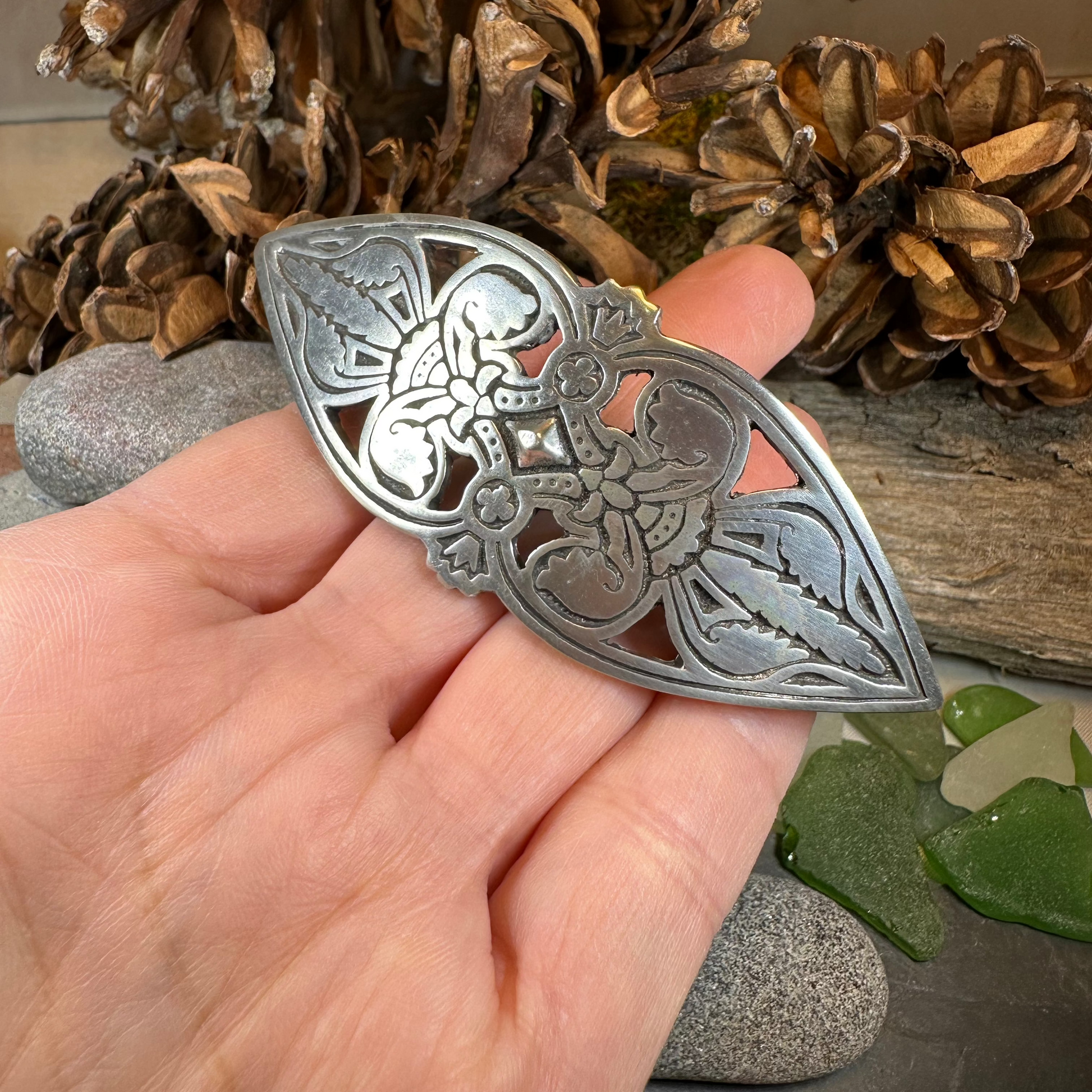 Aneira Celtic Knot Hair Clip for Women — view 7