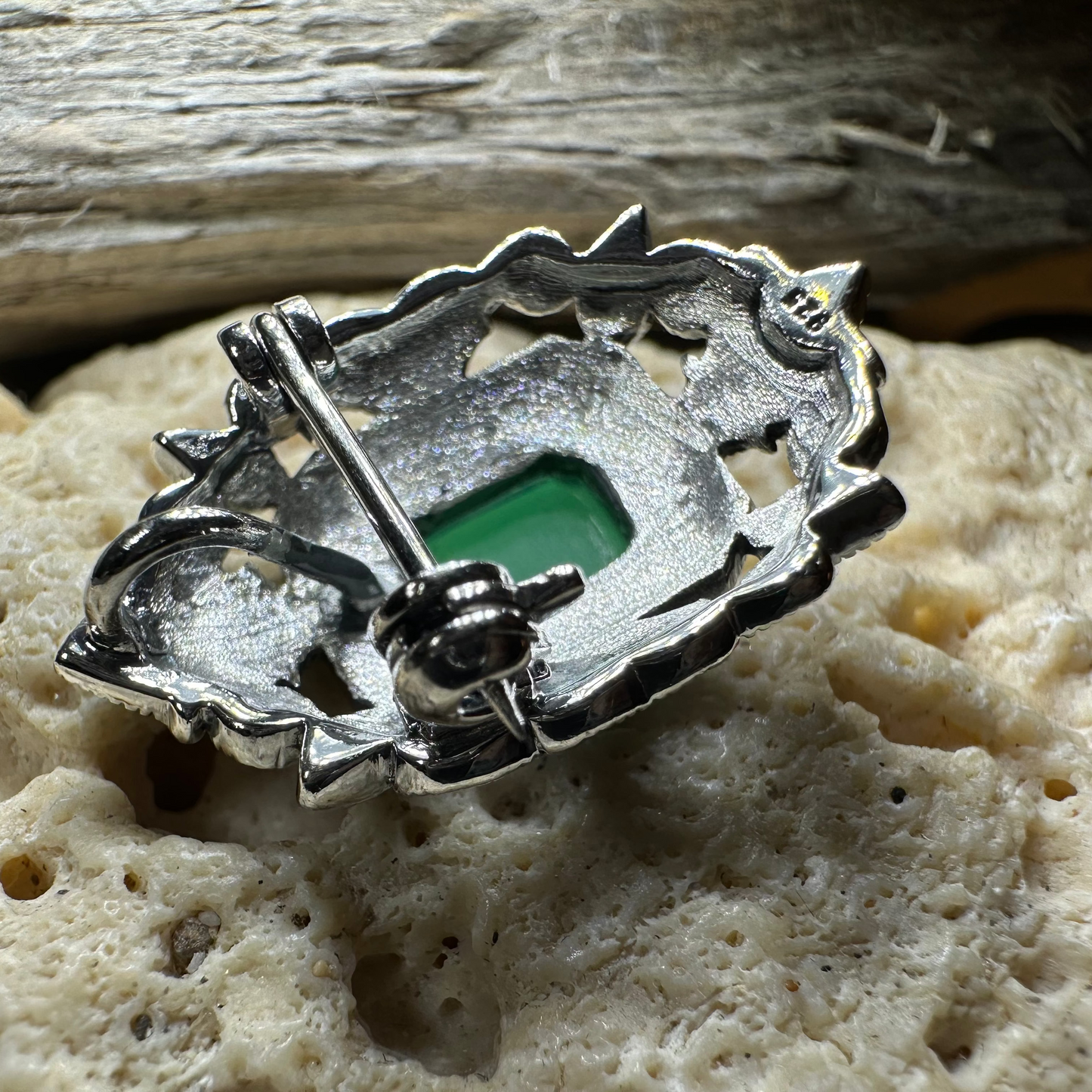 Cella Celtic Marcasite Brooch in Sterling Silver