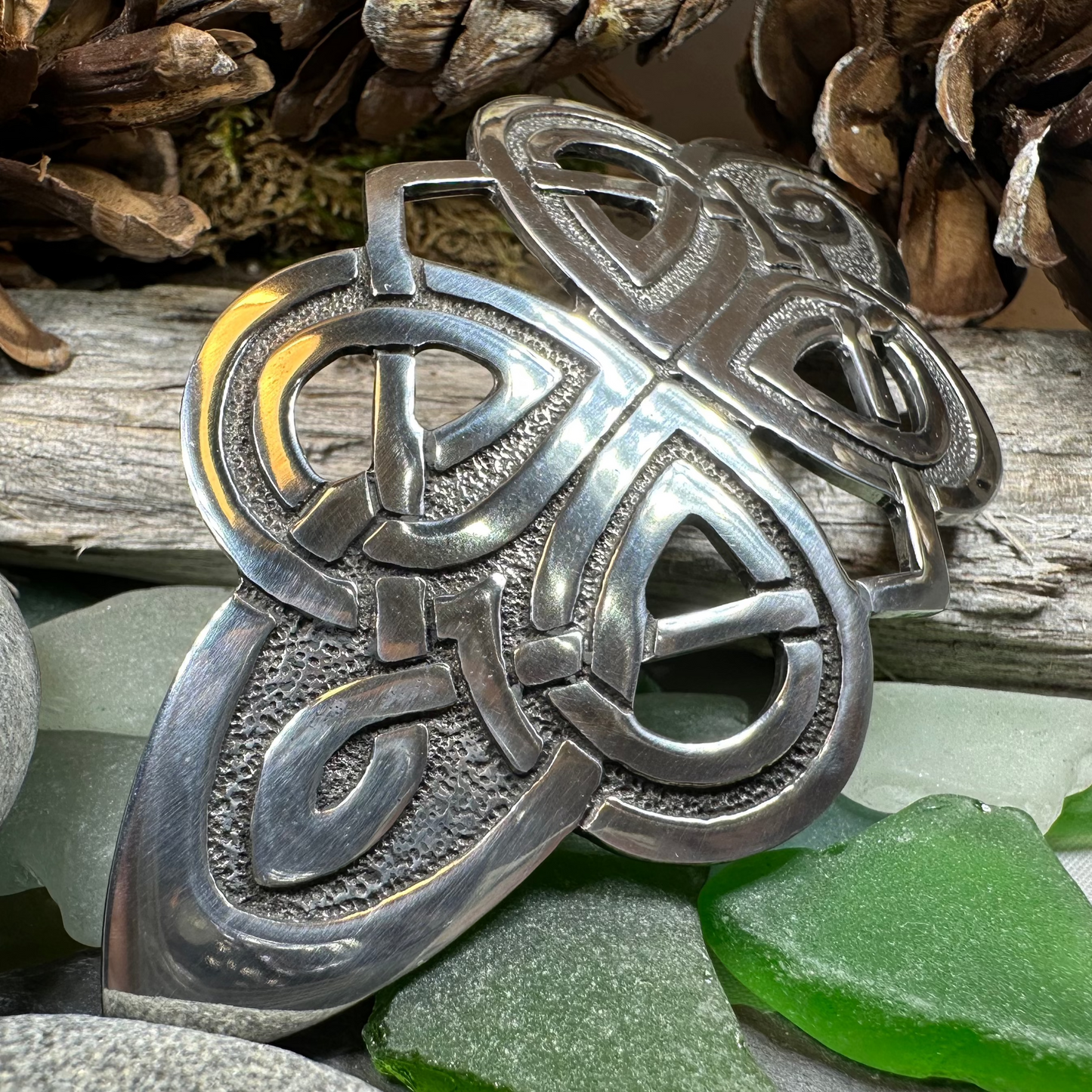 Celtic Honesty Knot Hair Clip for Women — view 5