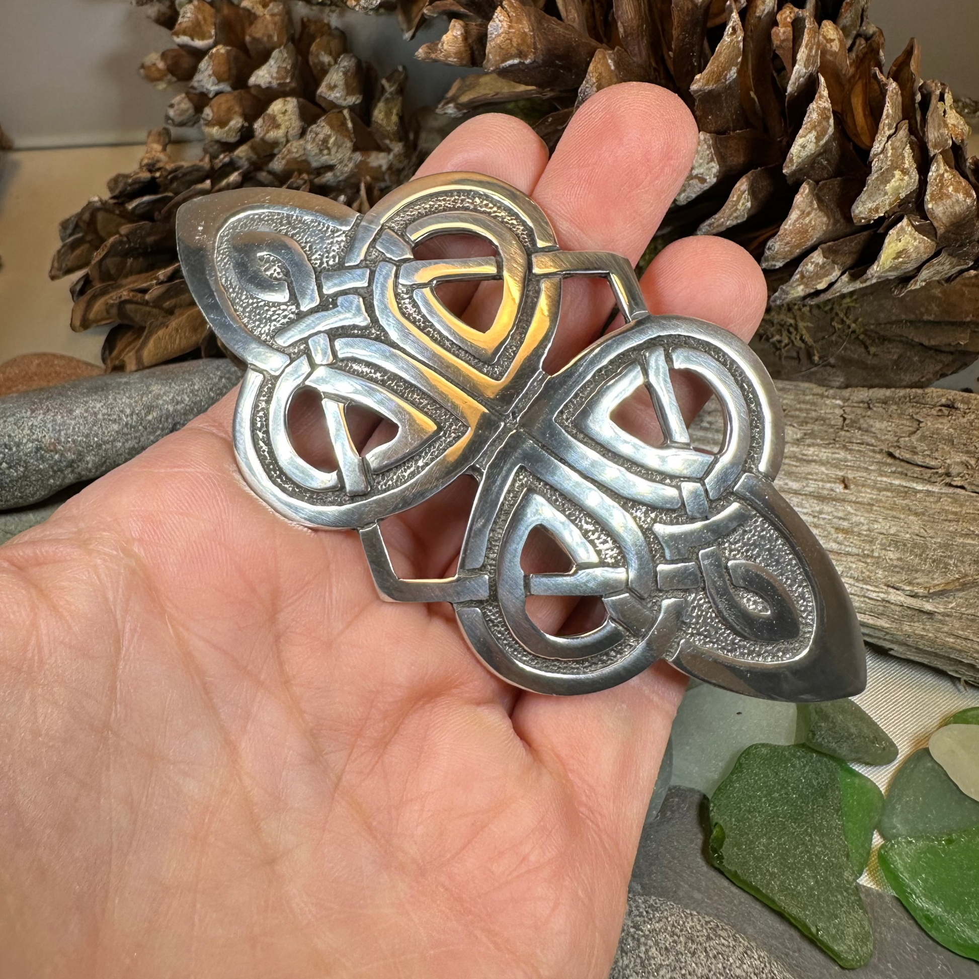 Celtic Honesty Knot Hair Clip for Women — view 6