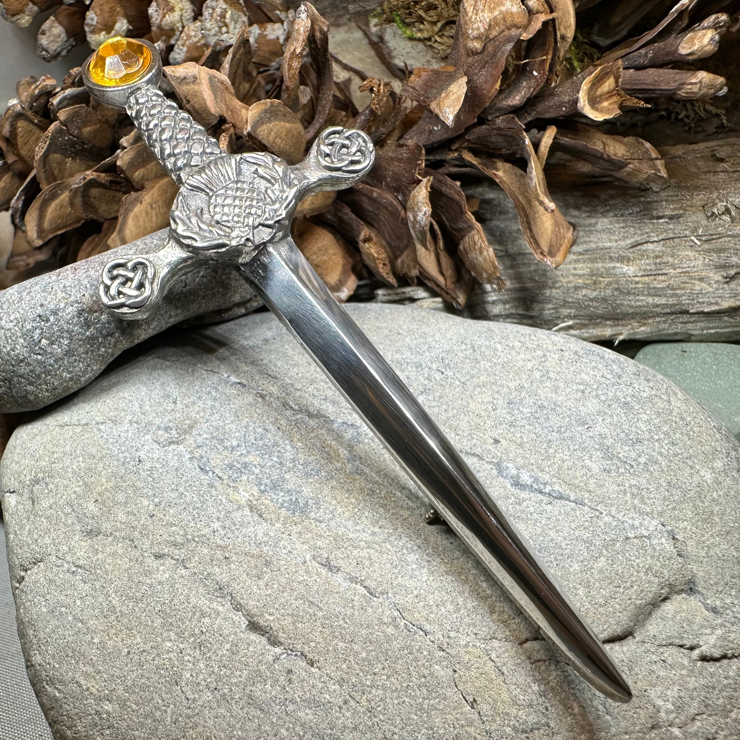 Alexander Scottish Thistle Kilt Pin — view 6