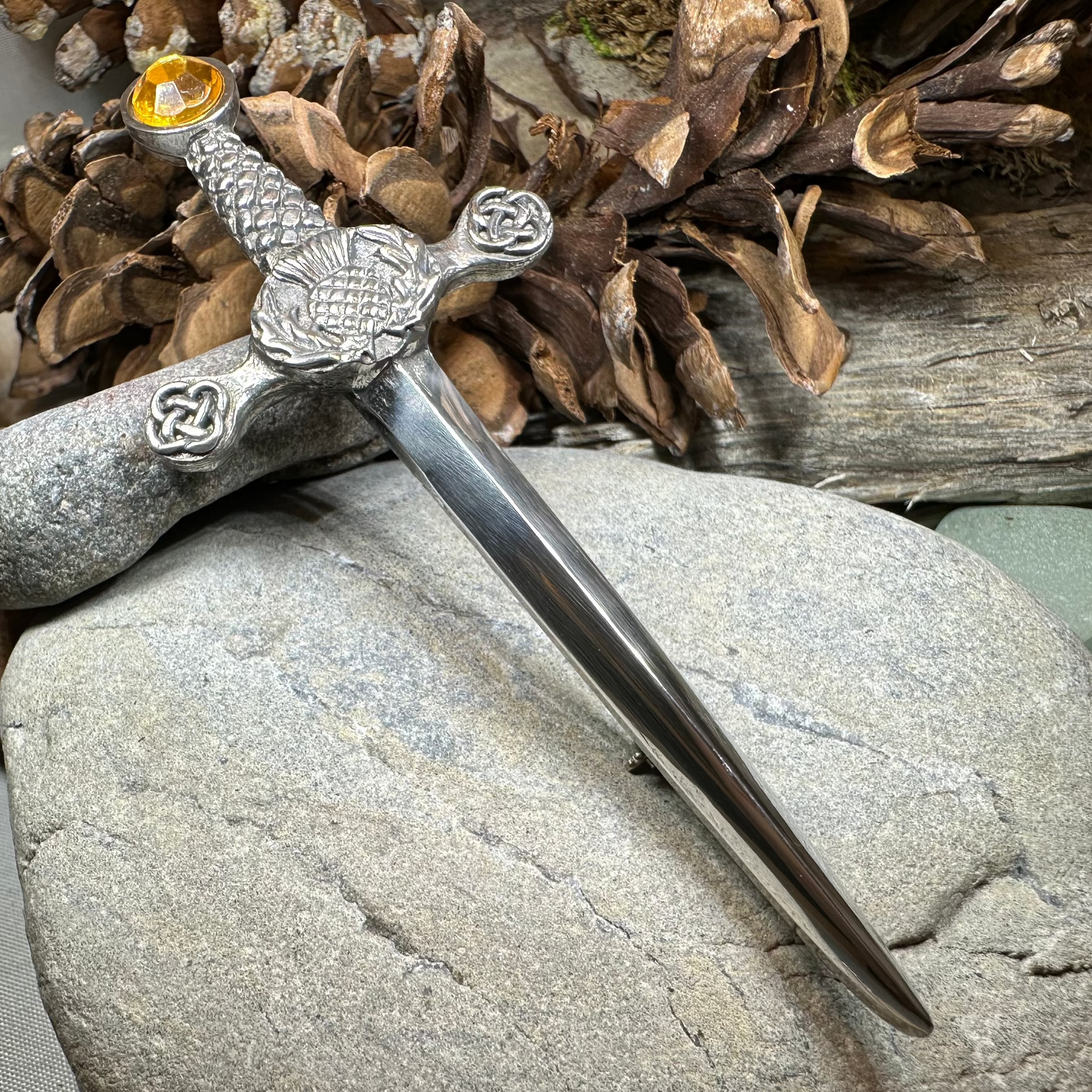 Alexander Scottish Thistle Kilt Pin — view 6