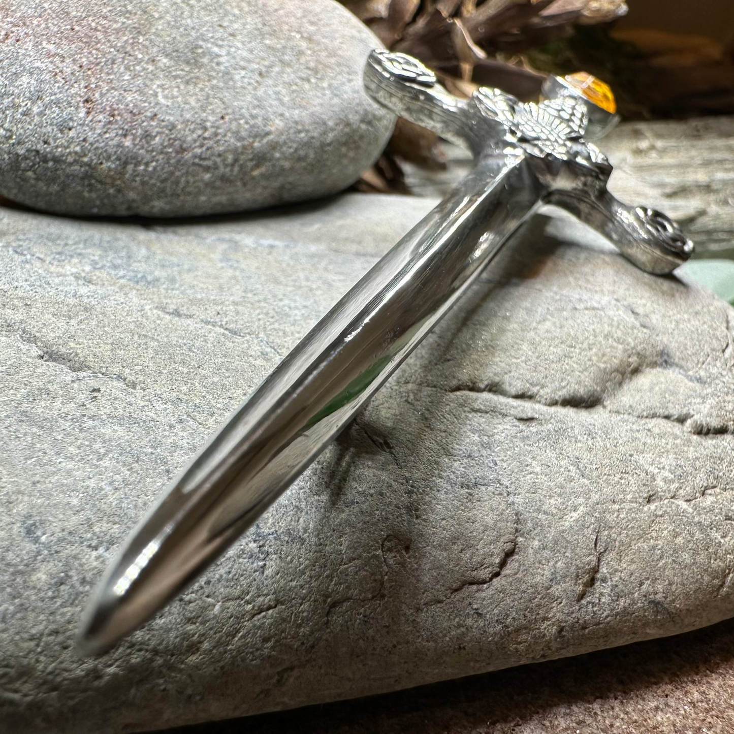 Alexander Scottish Thistle Kilt Pin — view 5