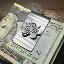 Load image into Gallery viewer, Celtic Shamrock Money Clip
