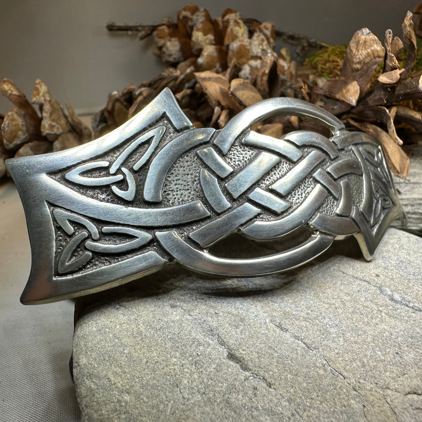 Celtic Wisdom Knot Hair Clip for Women — view 5