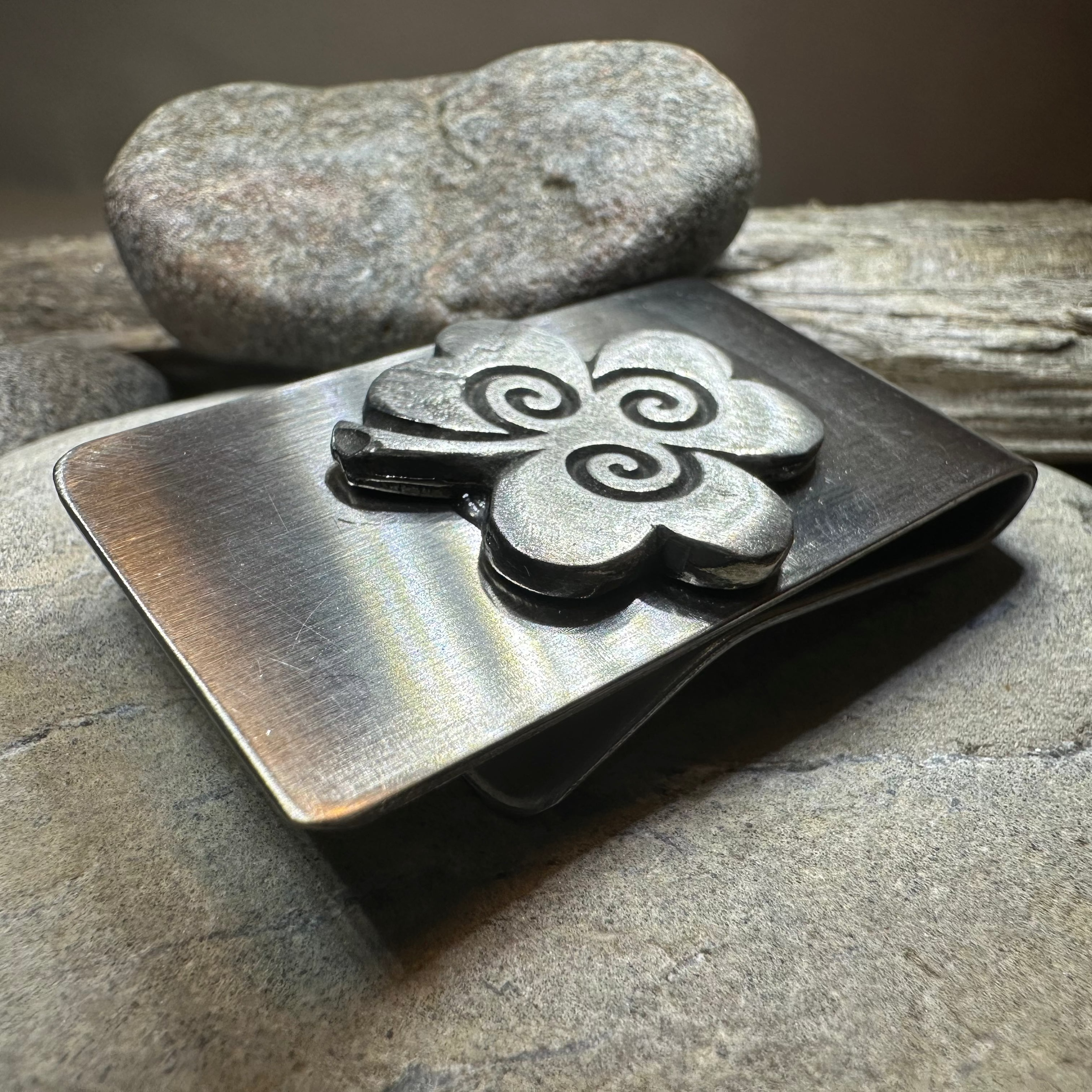 Celtic Shamrock Money Clip