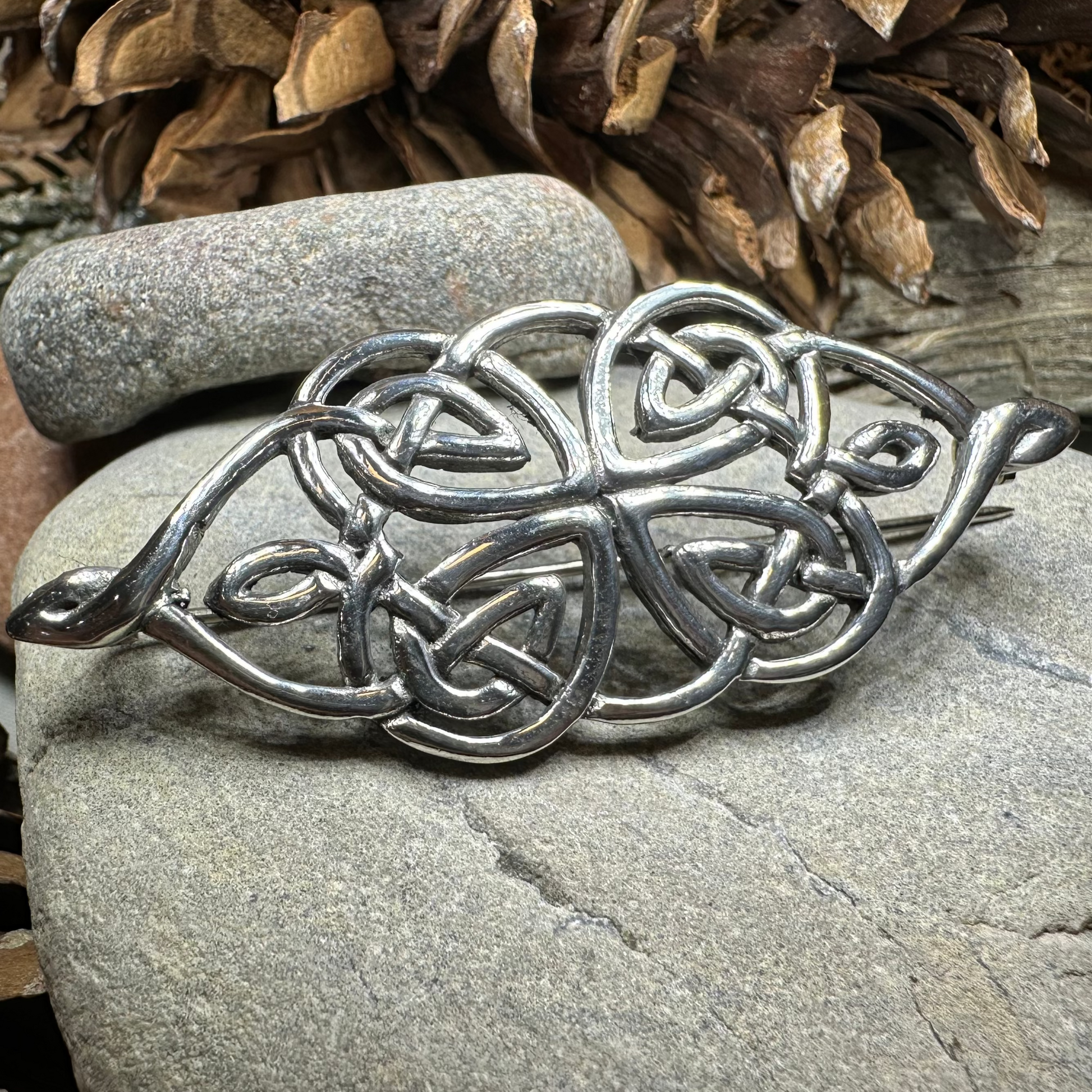 Jenna Celtic Knot Brooch — view 5