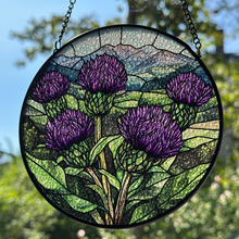 Load image into Gallery viewer, Highland Thistles Suncatcher
