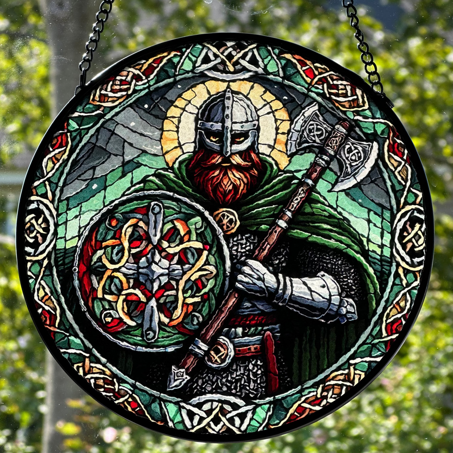Viking Warrior Suncatcher