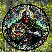 Load image into Gallery viewer, Viking Warrior Suncatcher
