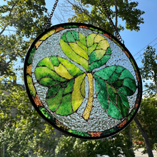 Load image into Gallery viewer, Irish Shamrock Suncatcher
