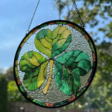 Load image into Gallery viewer, Irish Shamrock Suncatcher
