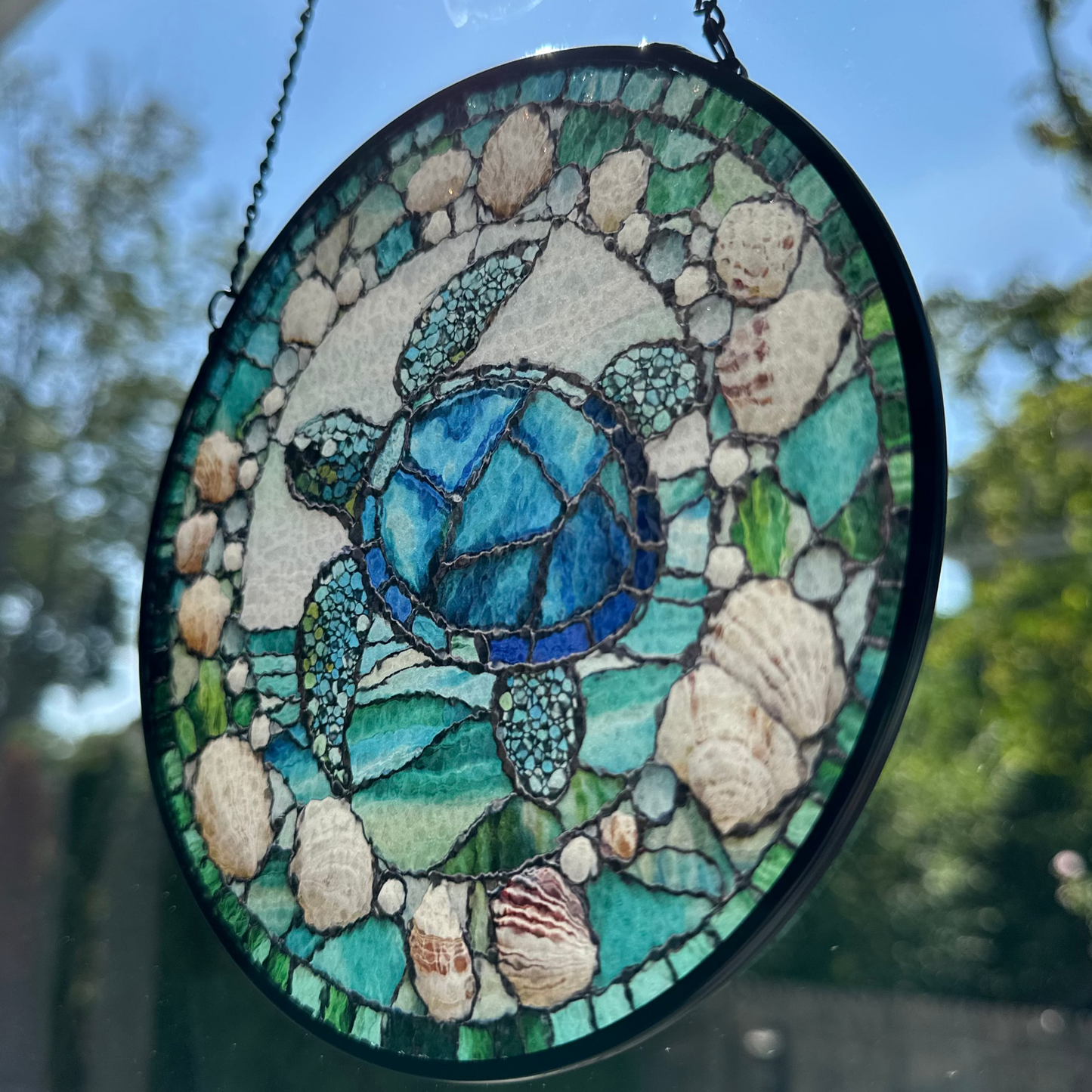 Coastal Sea Turtle Suncatcher
