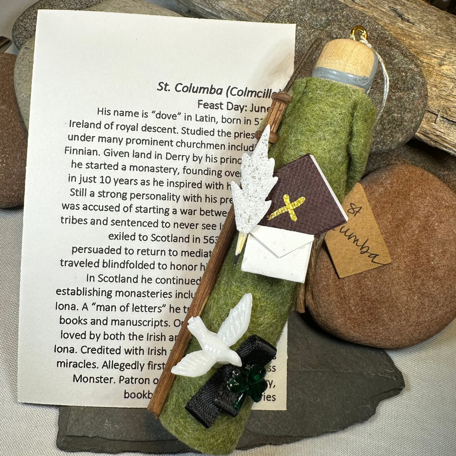 Saint Columba Irish Doll