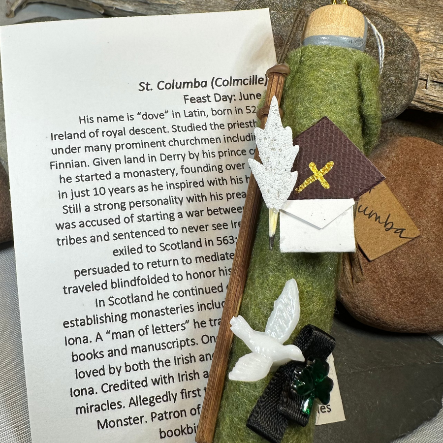 Saint Columba Irish Doll