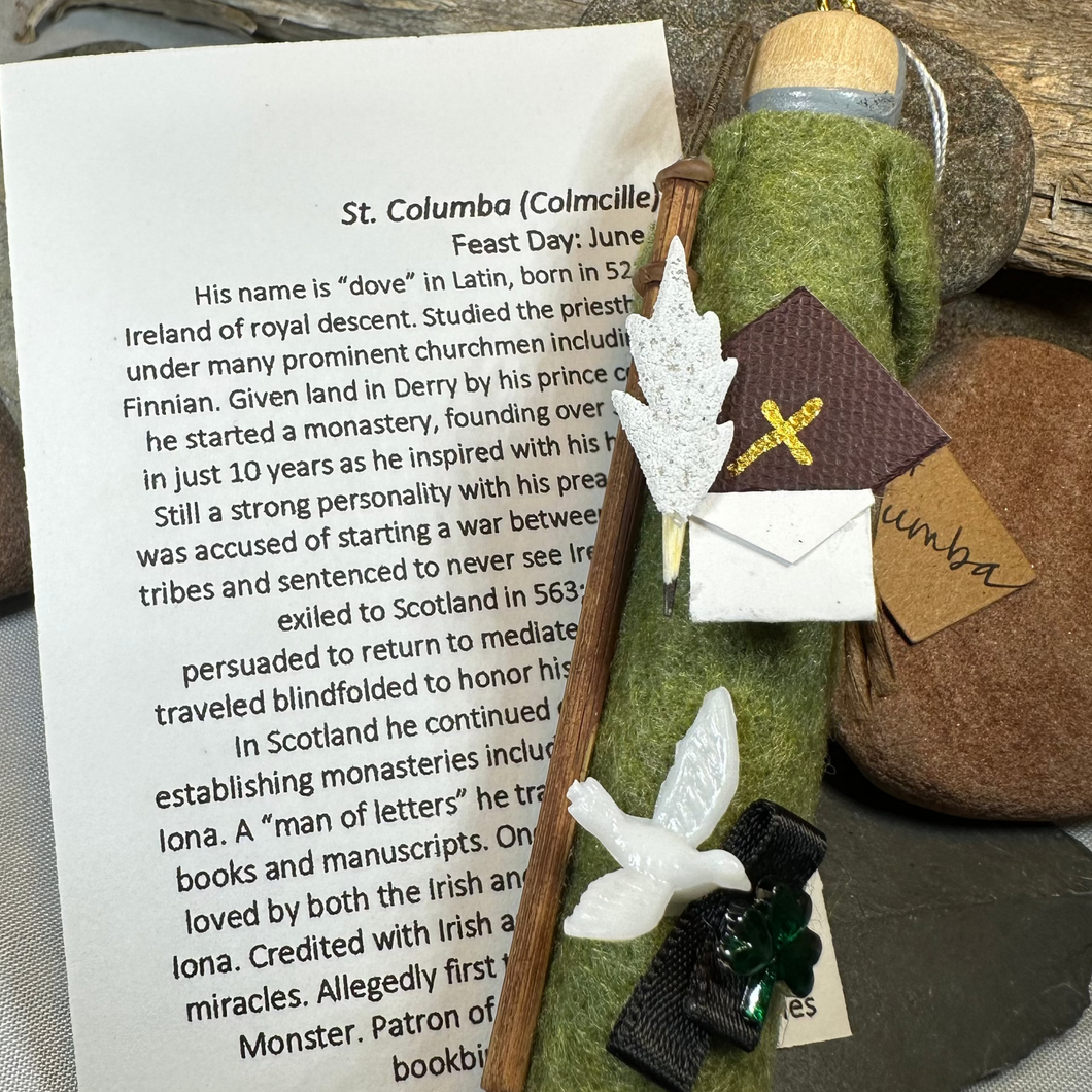 Saint Columba Irish Doll