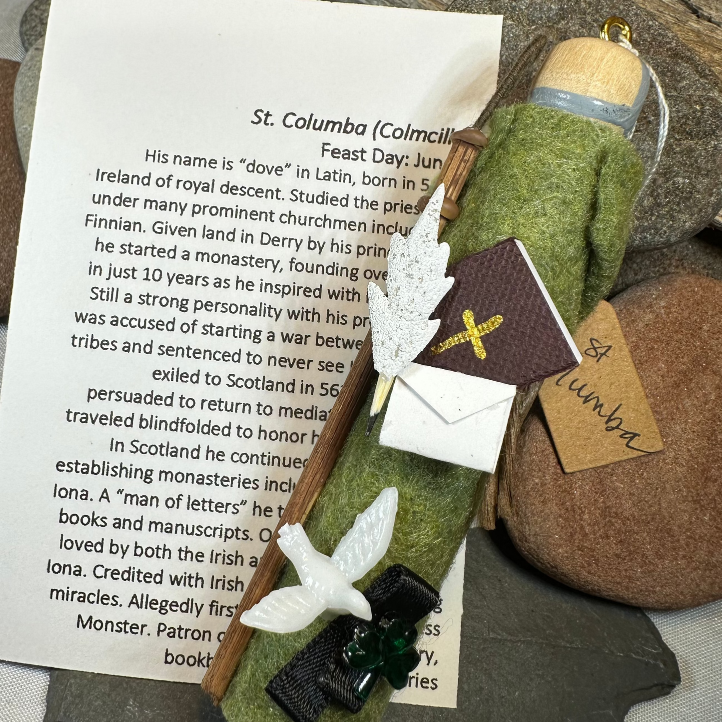 Saint Columba Irish Doll