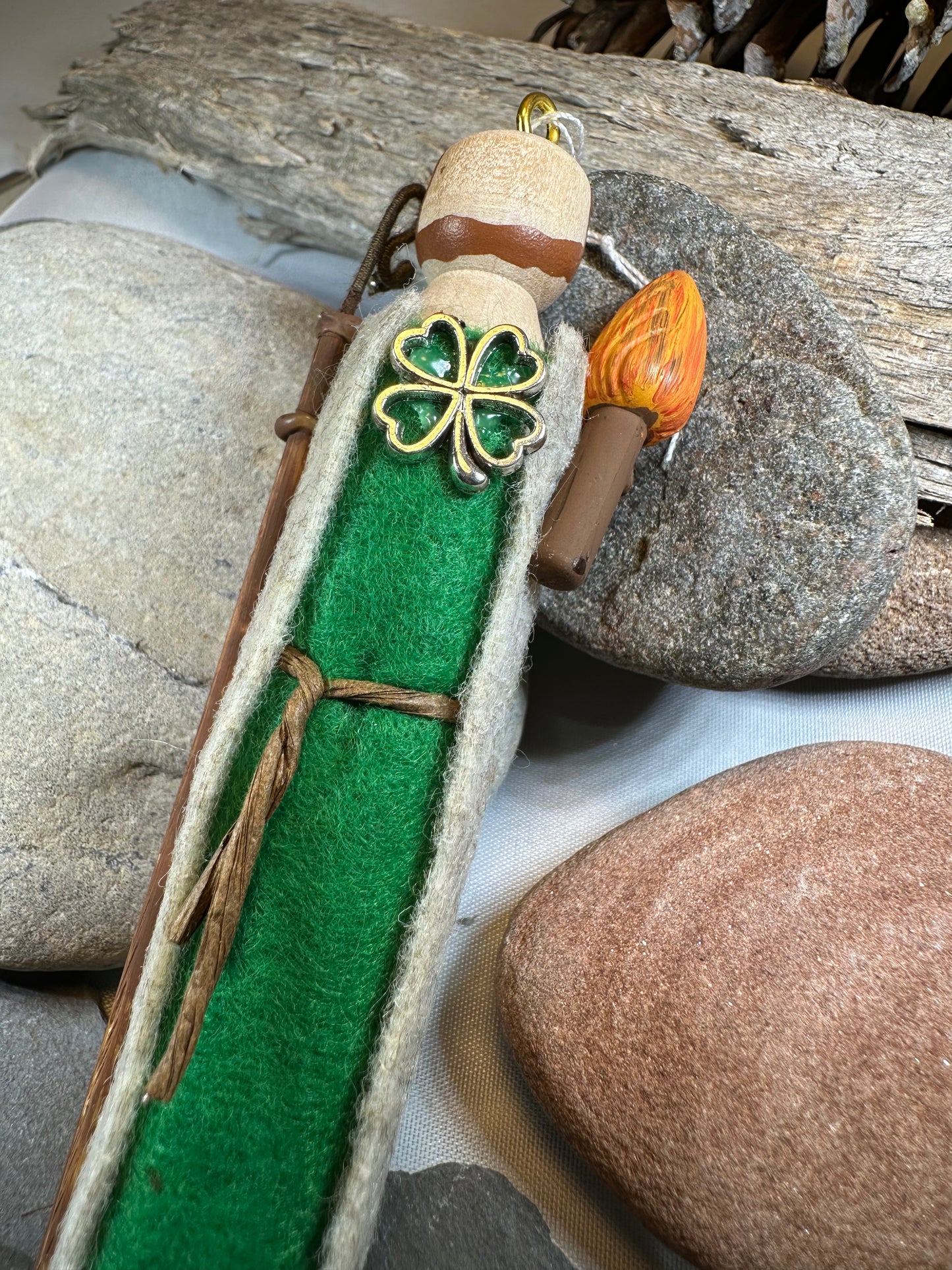 Saint Aidan of Lindisfarne Ireland Doll