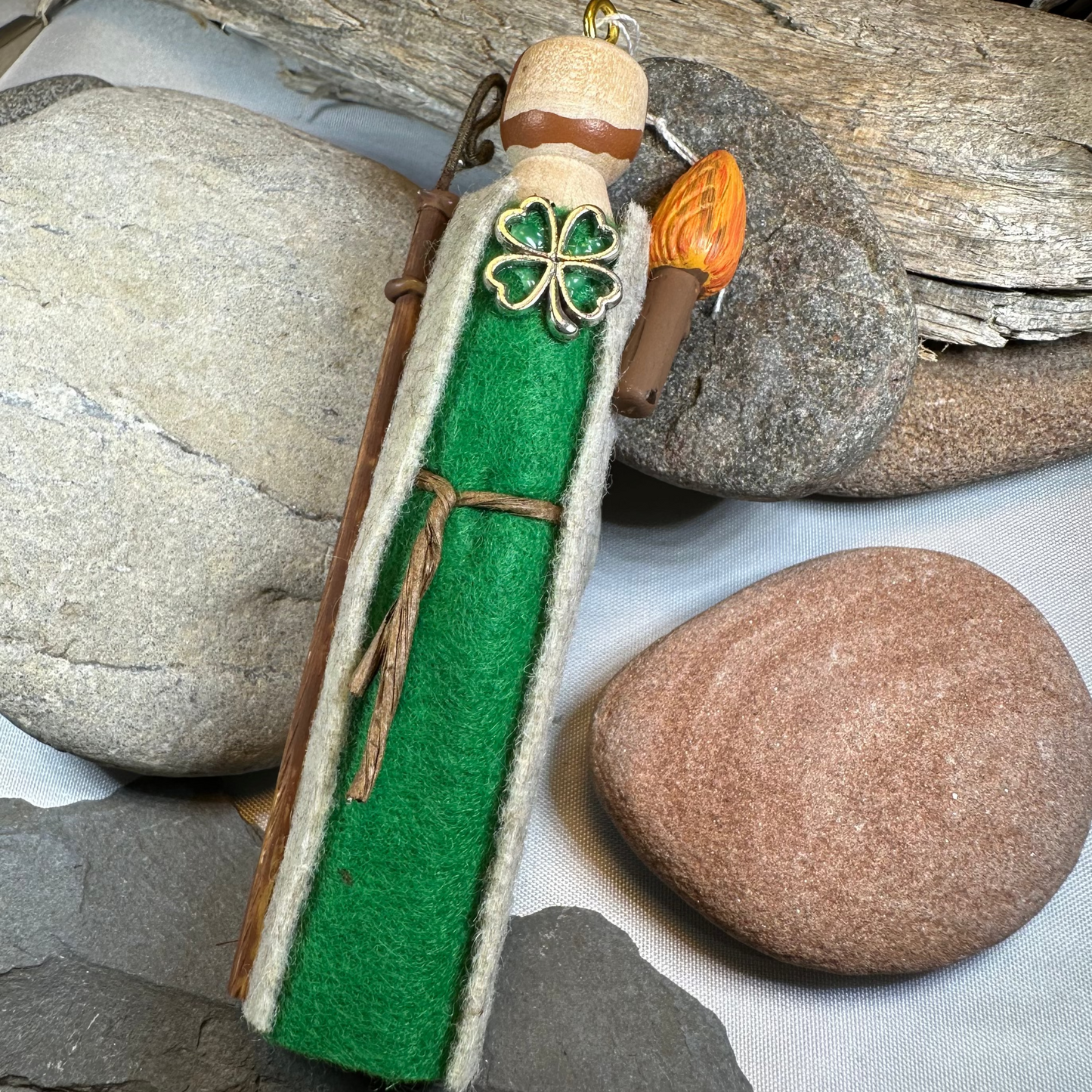 Saint Aidan of Lindisfarne Ireland Doll