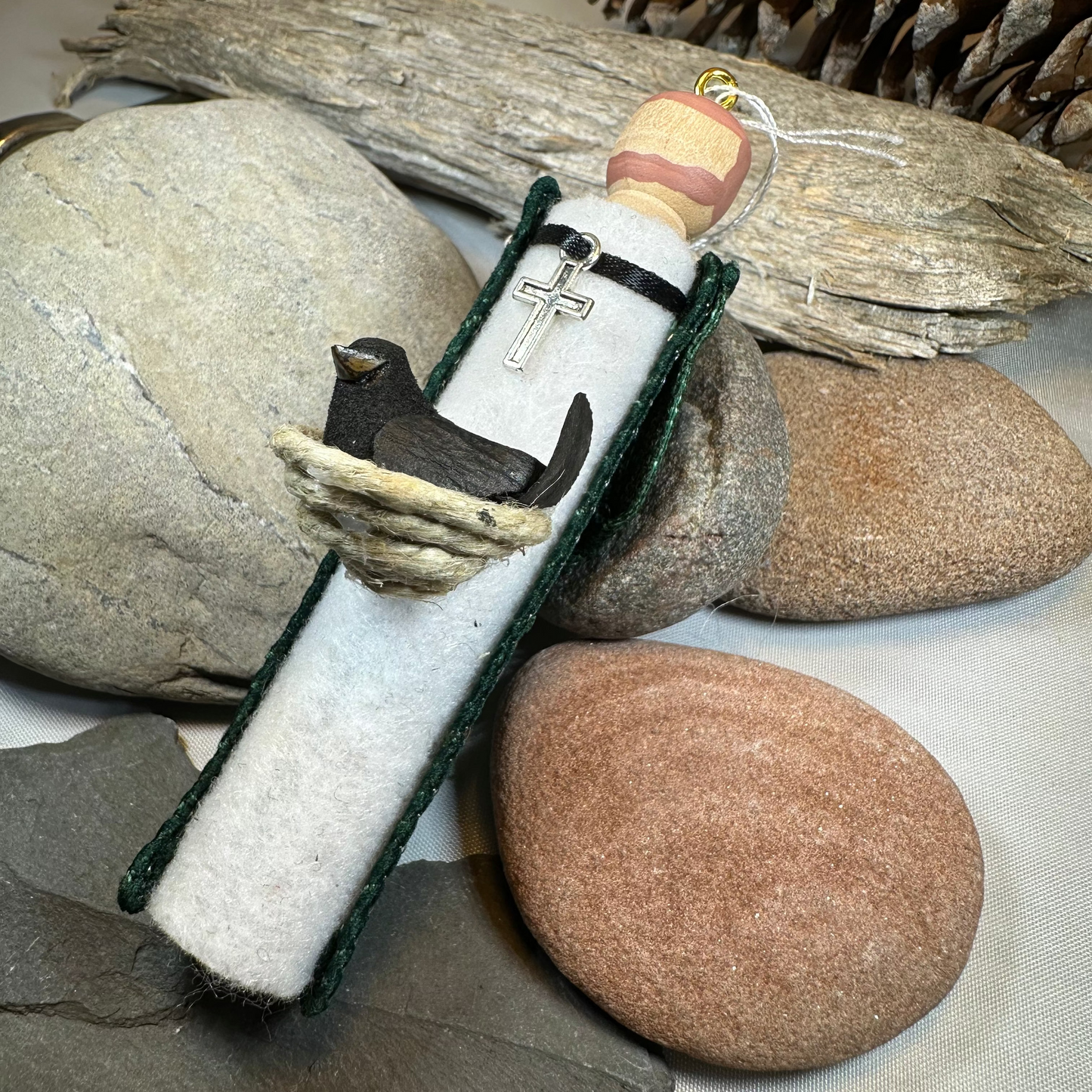 Saint Kevin of Glendalough Ireland Doll