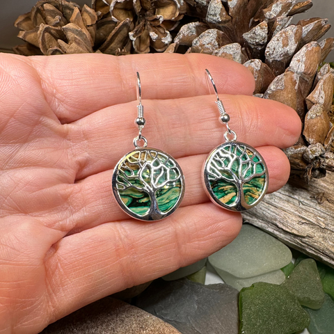 Load image into Gallery viewer, Heathergems Tree of Life Earrings from Scotland
