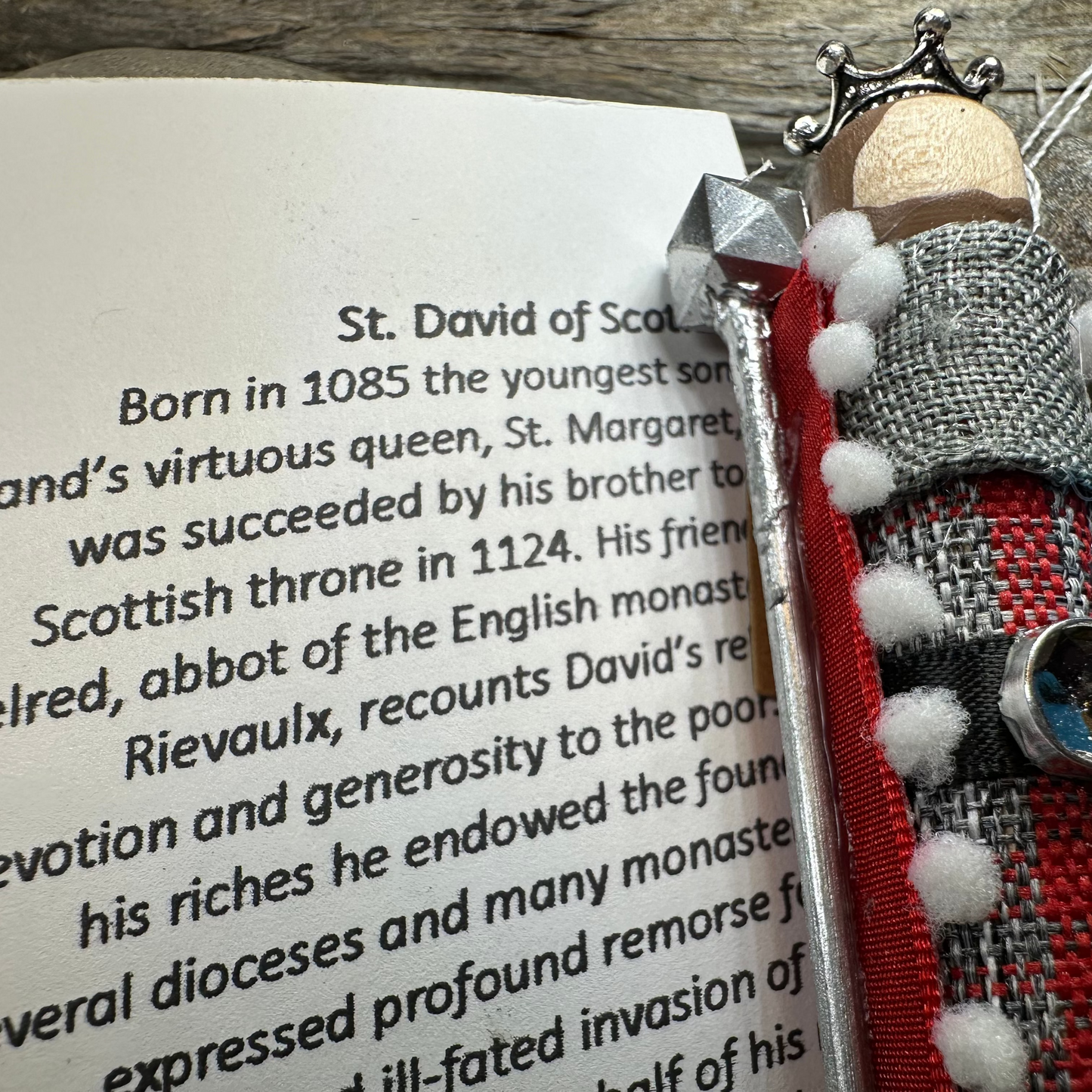 Saint David of Scotland Doll