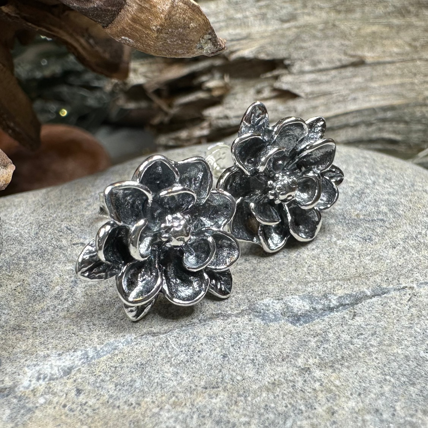 Sweet Magnolia Post Earrings — view 6