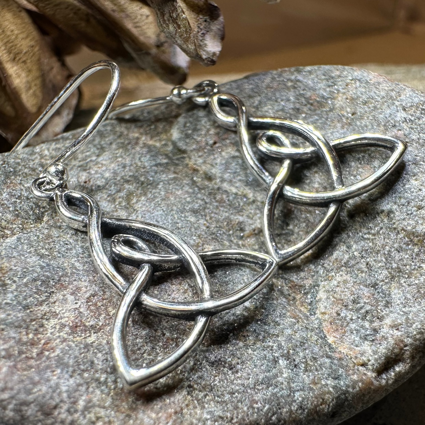Mother's Knot Celtic Earrings — view 4