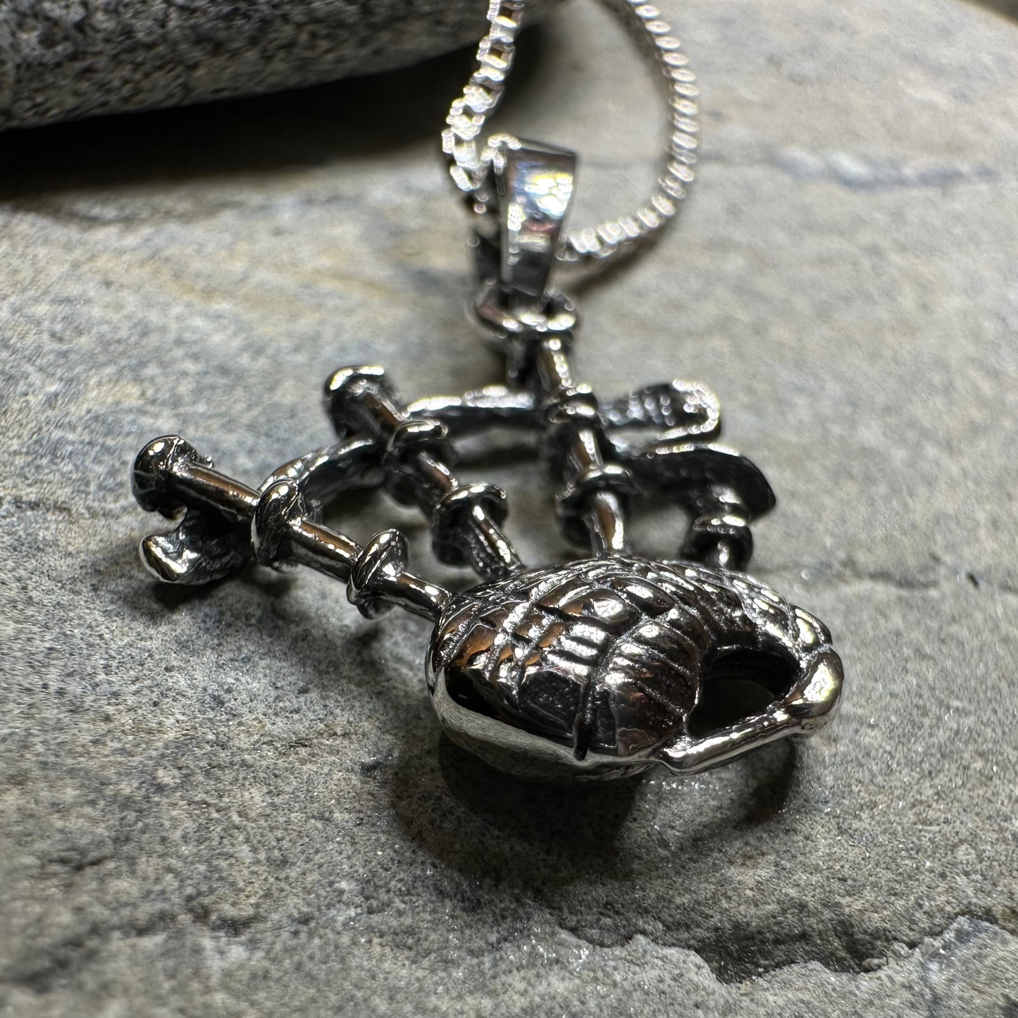 Tartan Bagpipes Necklace — view 6